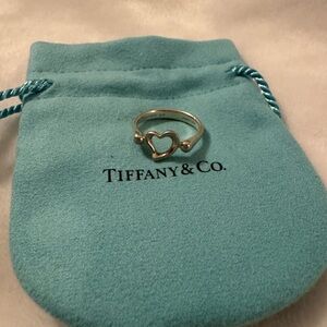 Tiffany & Co. Silver Elsa Peretti Heart Band